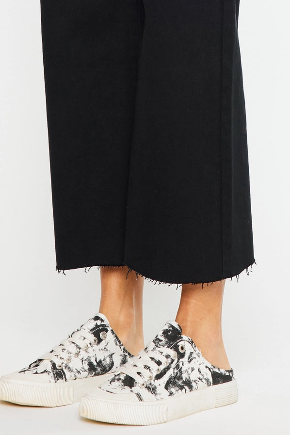 High Rise Crop Wide Leg JEANS-