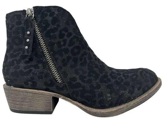 Charming-Very G Leopard Print Casual Bootie