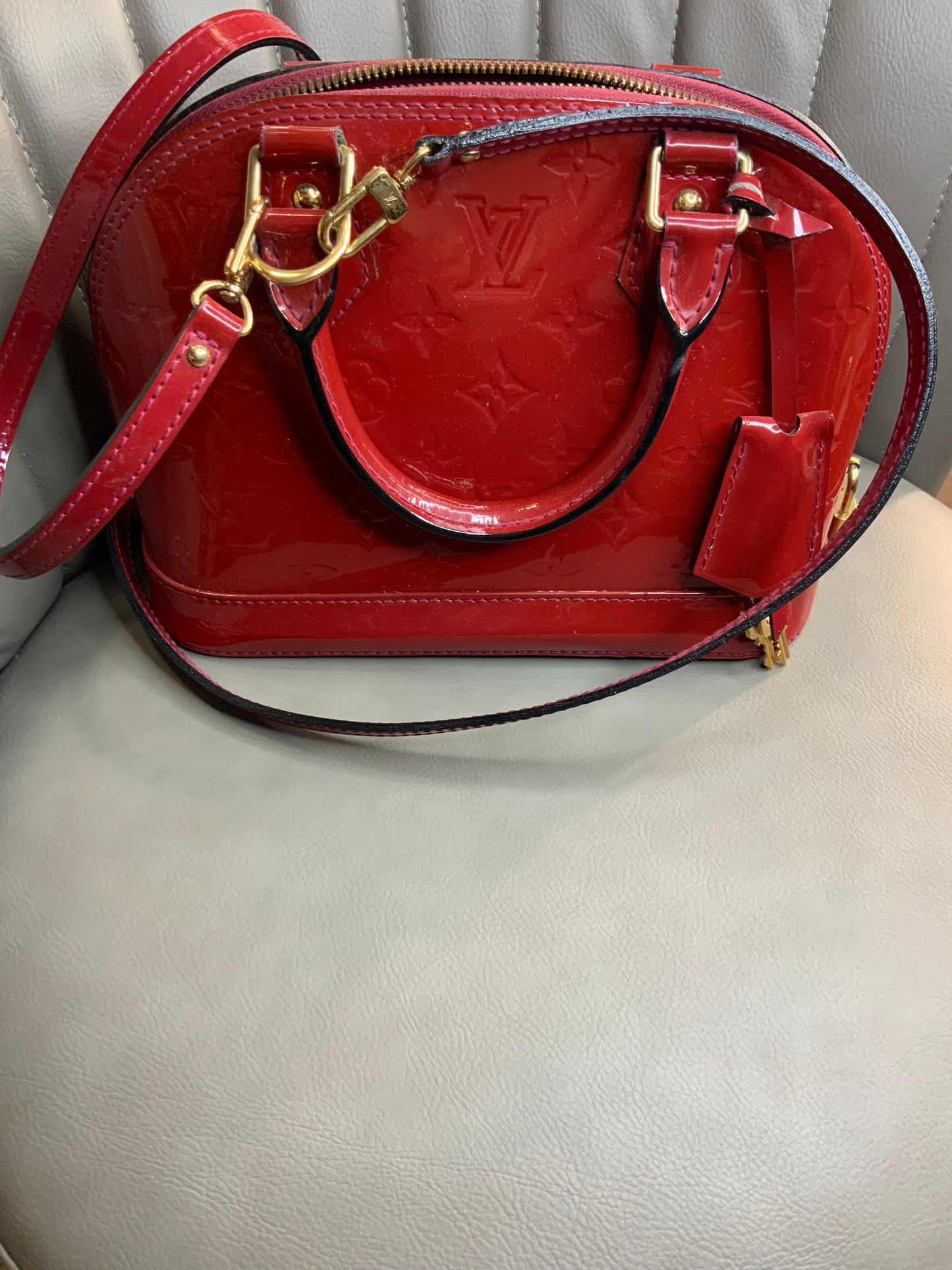 Louis Vuitton Indian Rose Monogram Vernis Alma BB