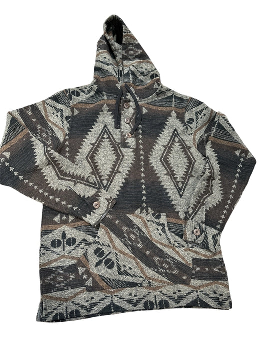 Jacquard Navajo Henley Hoodie