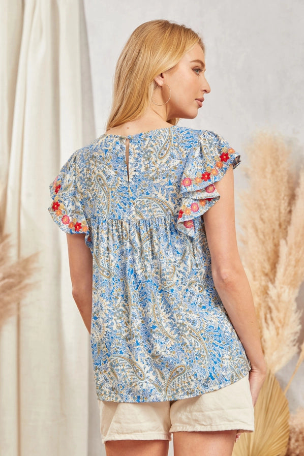 Embroidered Top